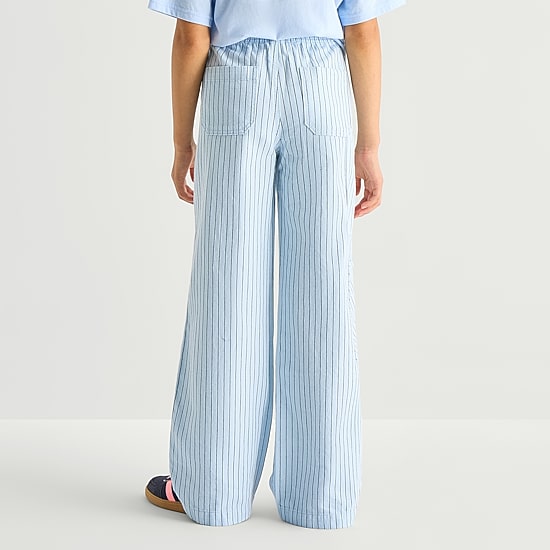 Thereabouts Little & Big Kid Girls High Rise Wide Leg Regular Fit Pull-On Pant