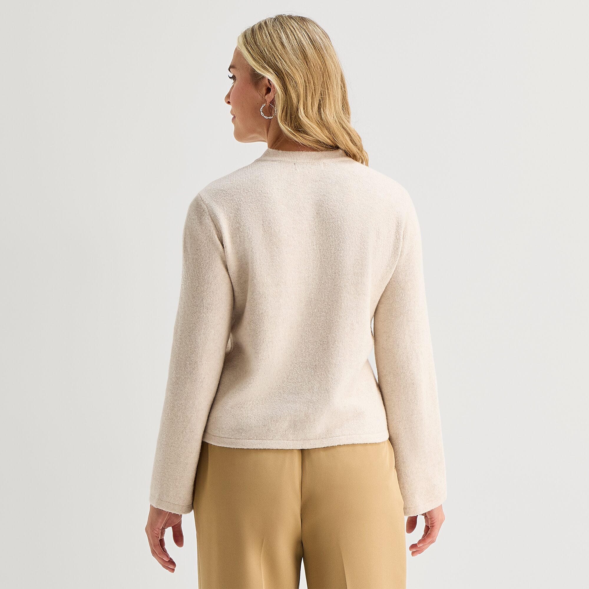 Liz Claiborne Womens Long Sleeve Pullover Sweater