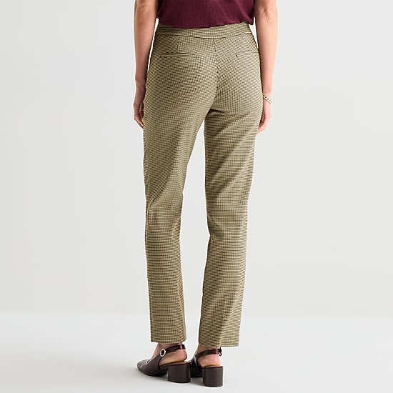 Liz Claiborne Lisa Womens Straight Pull-On Pant
