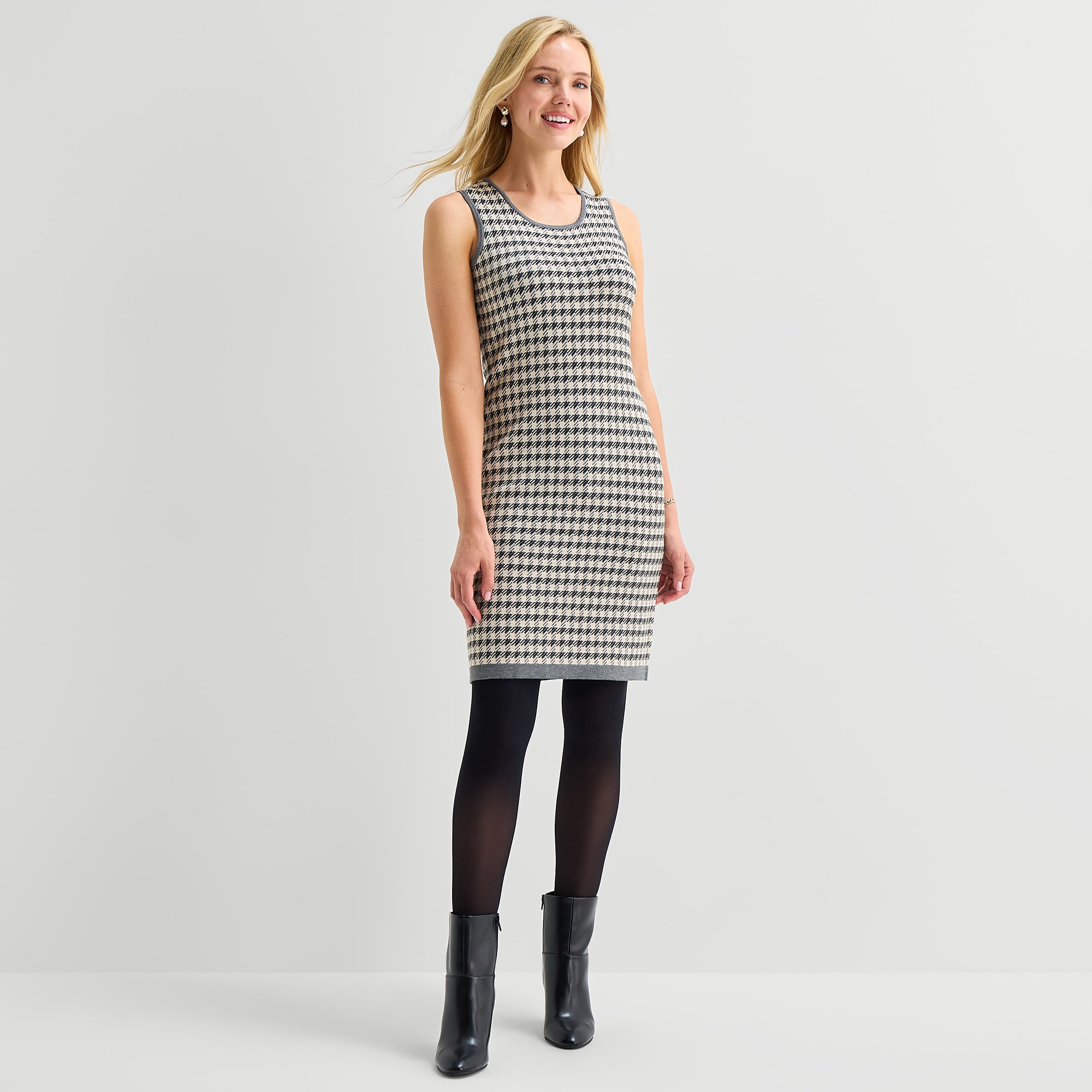 Melonie T Womens Sleeveless Sweater Dress