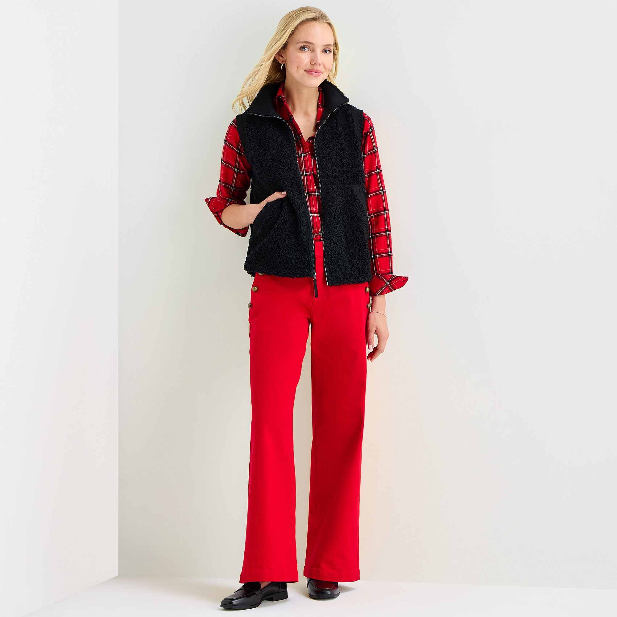 St. John's Bay Womens Fleece Vest