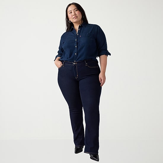 Levi's® Womens Plus Mid Rise Classic Bootcut Jean