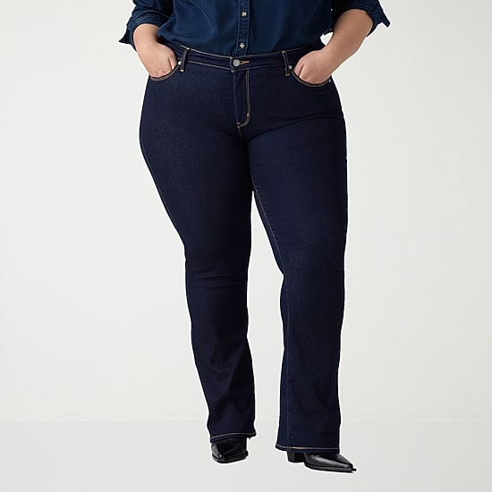 Levi's® Womens Plus Mid Rise Classic Bootcut Jean