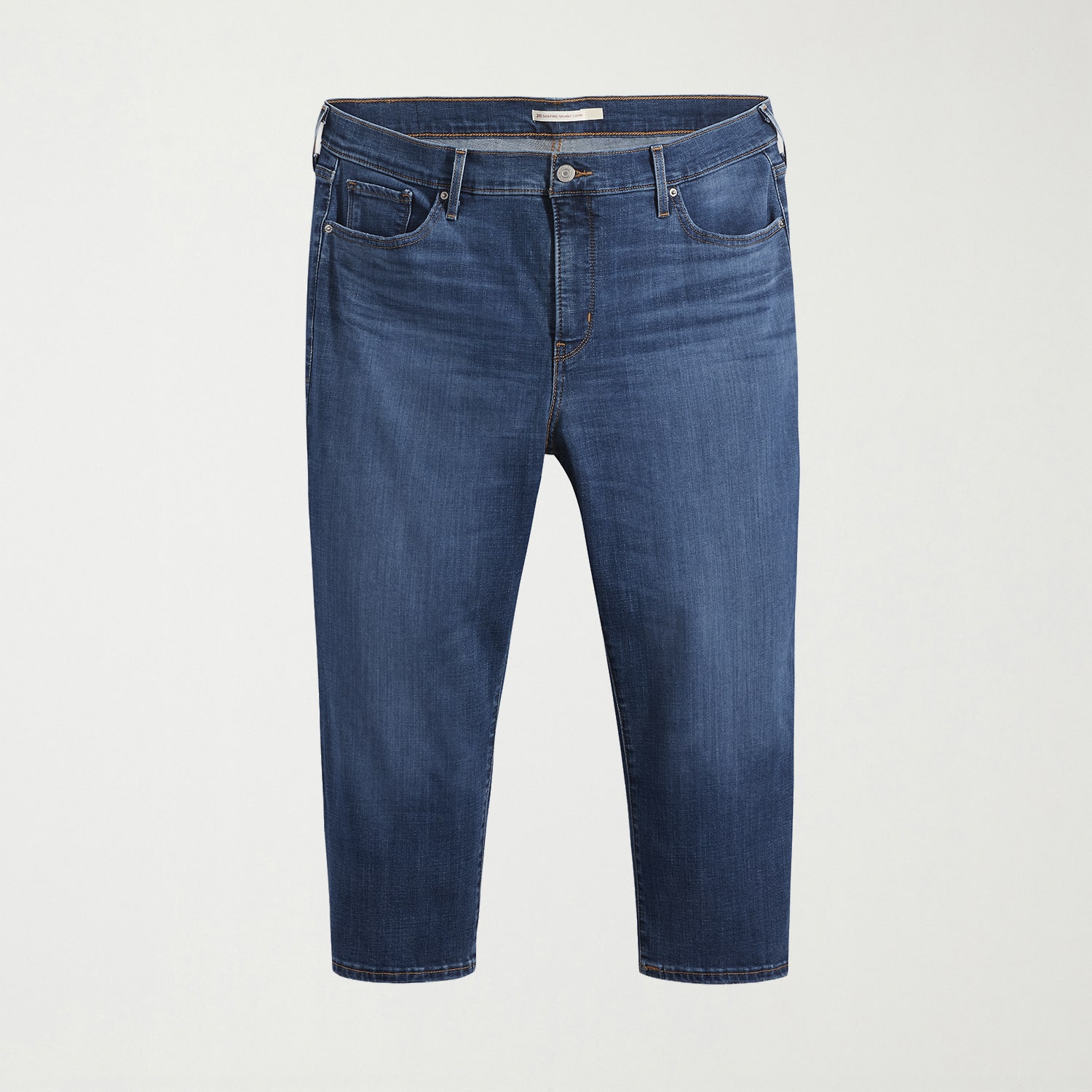 Levi's® Shaping Womens Plus Stretch Fabric Slim Mid Rise Capri Pant