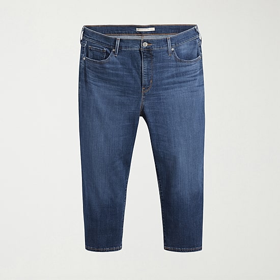 Levi's® Shaping Womens Plus Stretch Fabric Slim Mid Rise Capri Pant