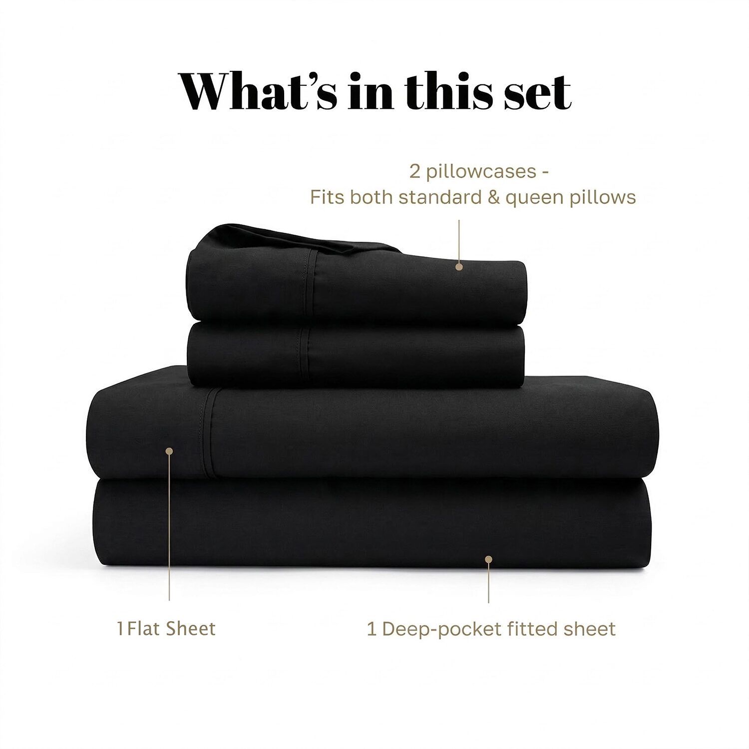 SUPERIOR® Egyptian Cotton Premium Soft 530tc Deep Pocket Sheet Set