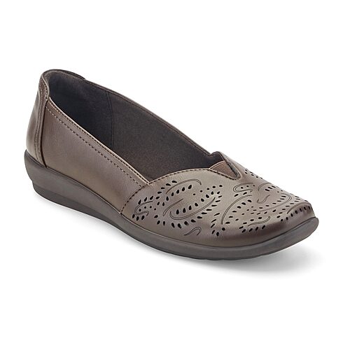 Easy Spirit Womens Aleta3 Wedge Heel Booties In Brown