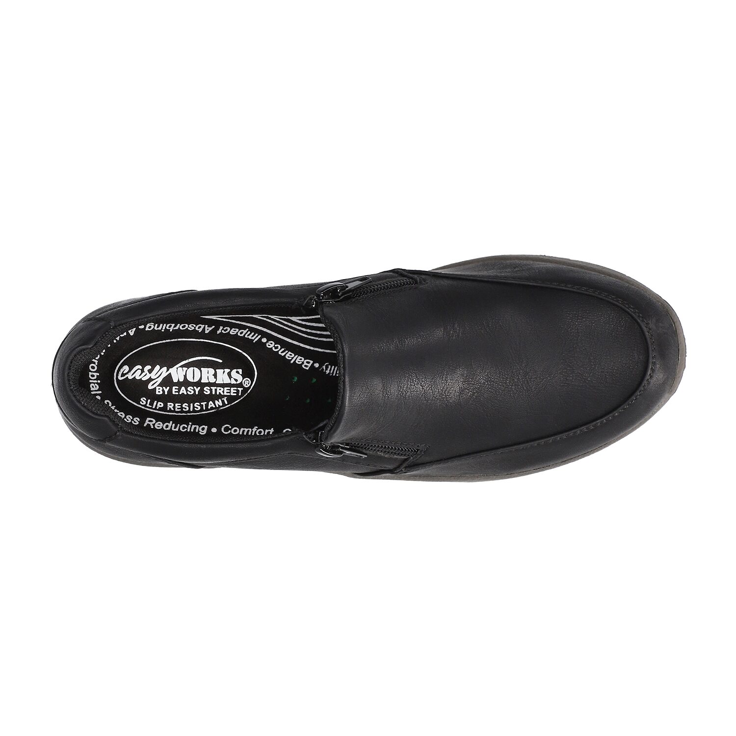 Easy Works By Street Nita Womens Round Closed Toe Slip-On Shoe