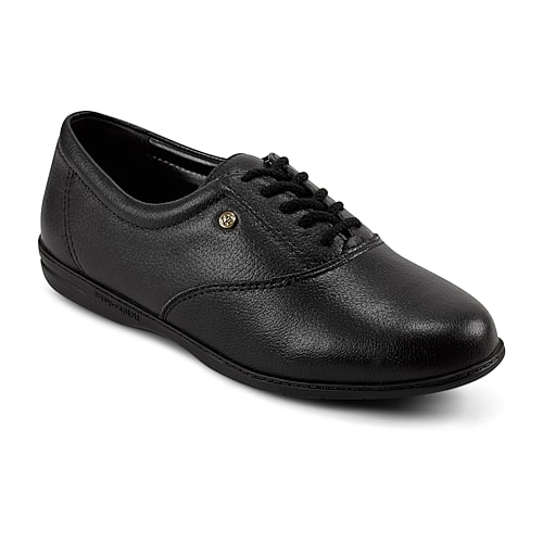 Easy Spirit Motion Womens Almond Oxford Shoes In Black