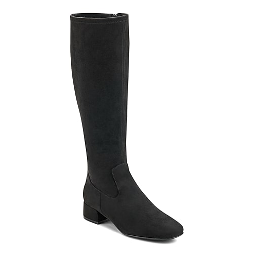 Easy Spirit Womens Danilyn2 Block Heel Dress Boots In Black