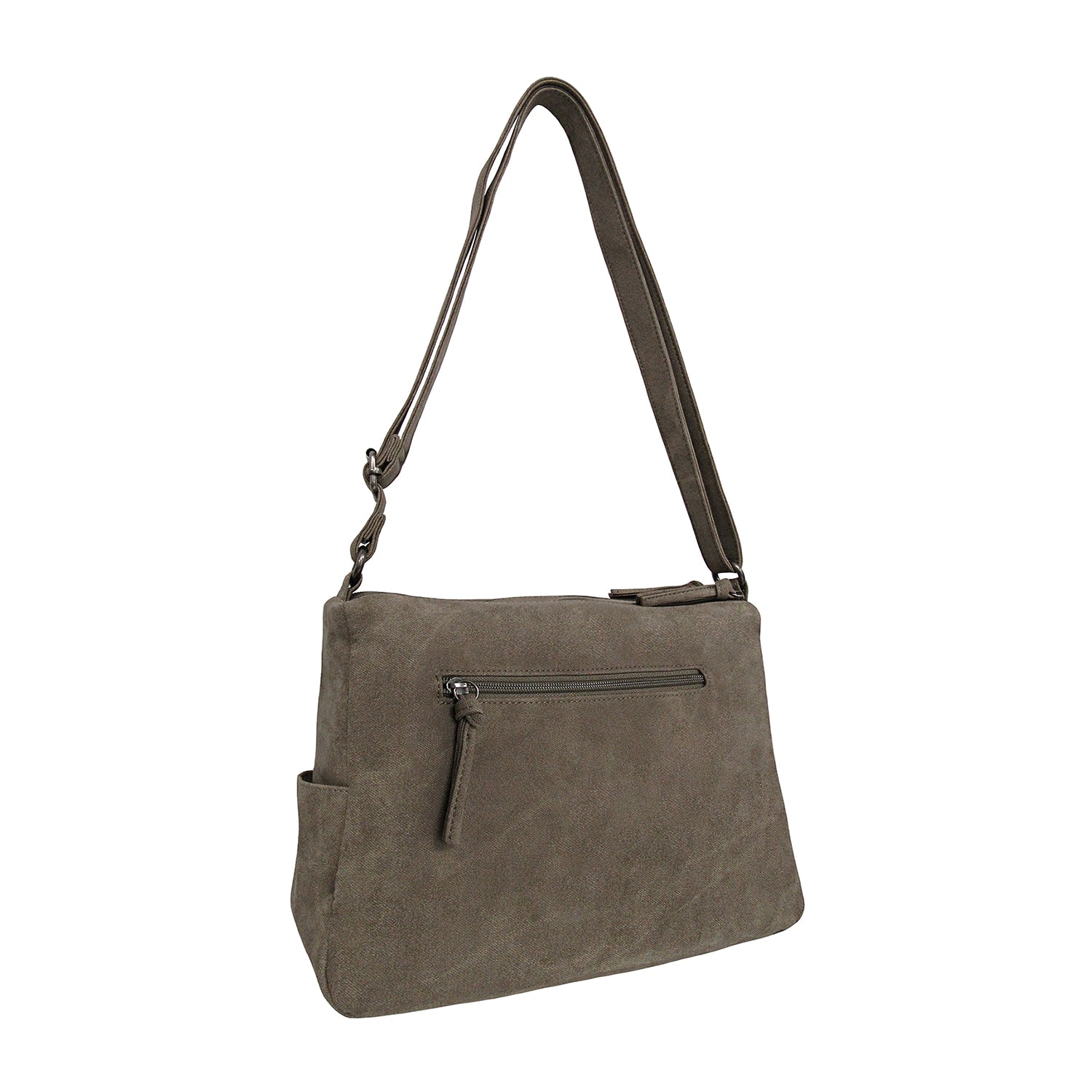 Bueno of California Tie Dye Twill Washed Large Crossbody Bag
