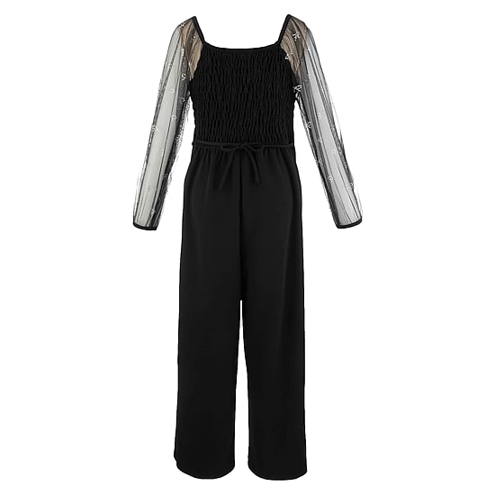 Speechless Girls Square Neck Sleeveless Jumpsuit