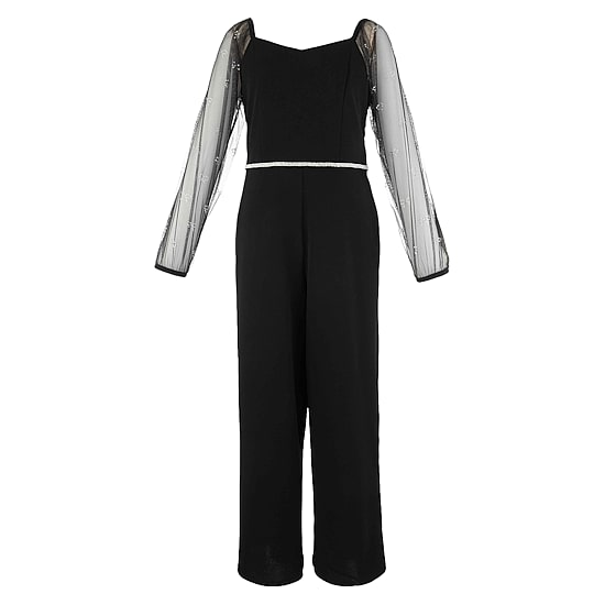 Speechless Girls Square Neck Sleeveless Jumpsuit
