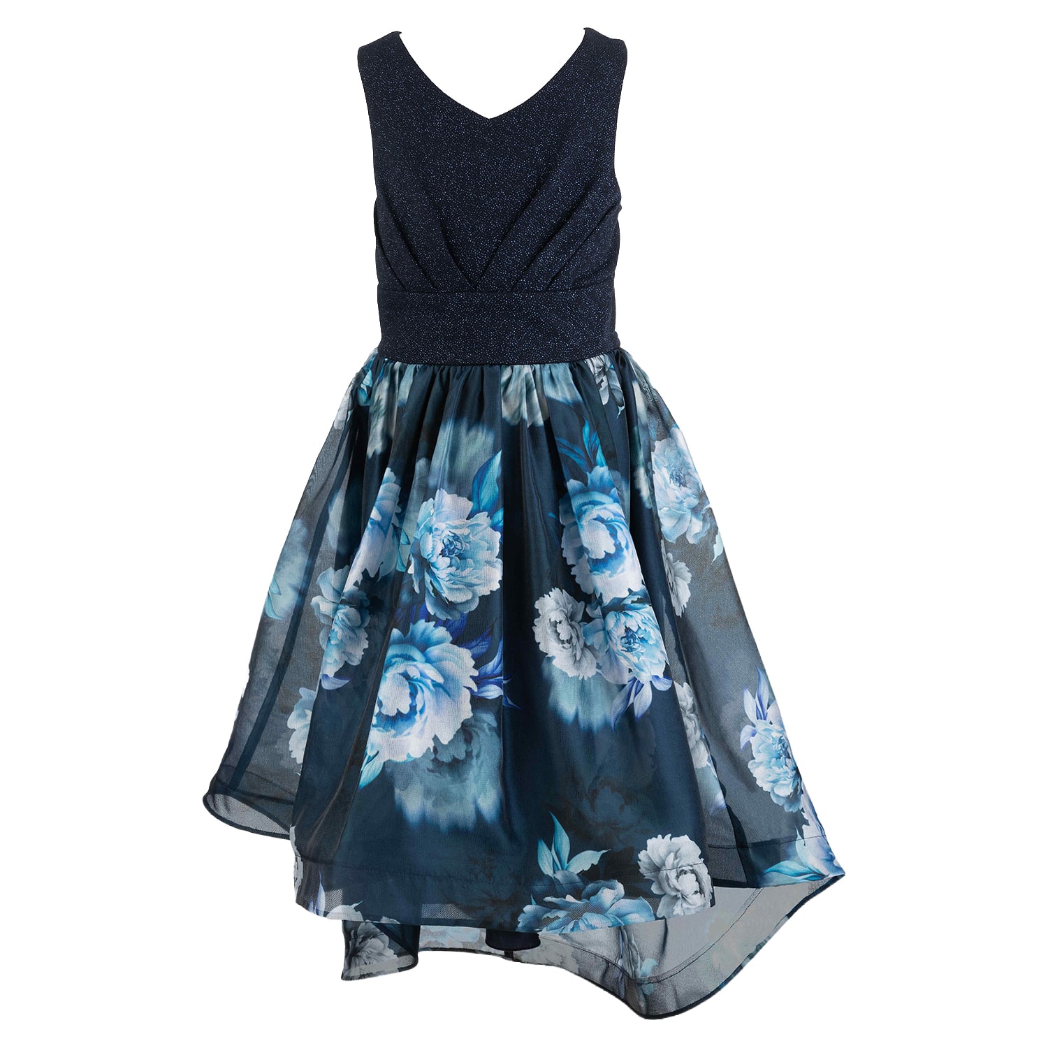 Speechless Girls Short Sleeve Fit + Flare Dress
