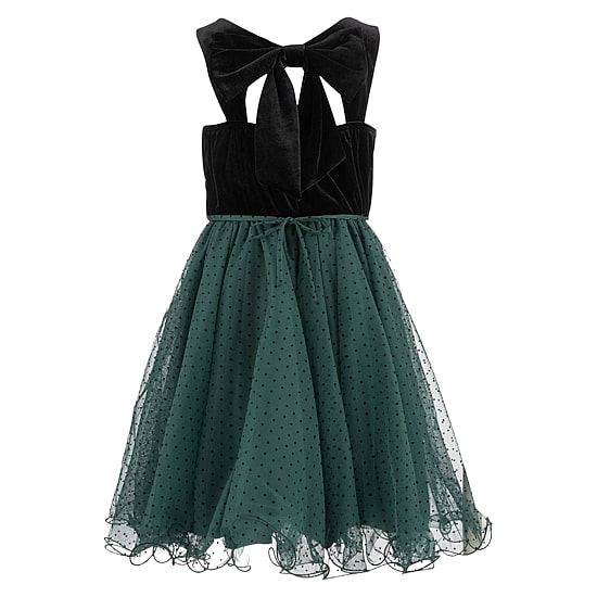 Speechless Girls Sleeveless Velvet Fit + Flare Dress