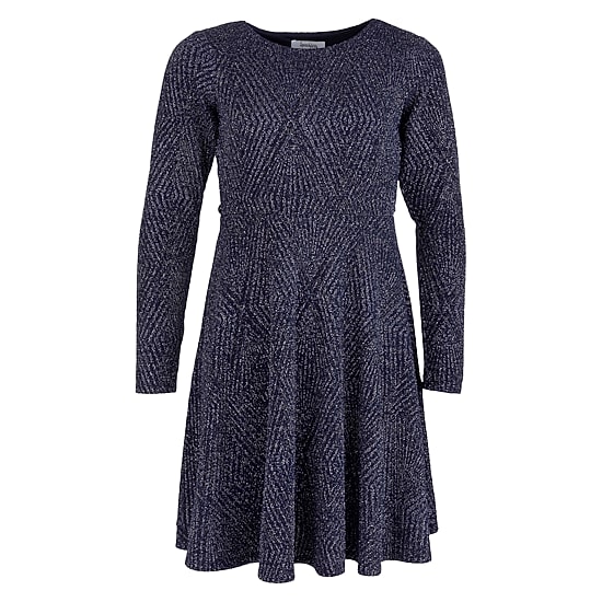 Speechless Girls Fitted Short Sleeve Fit + Flare Dress
