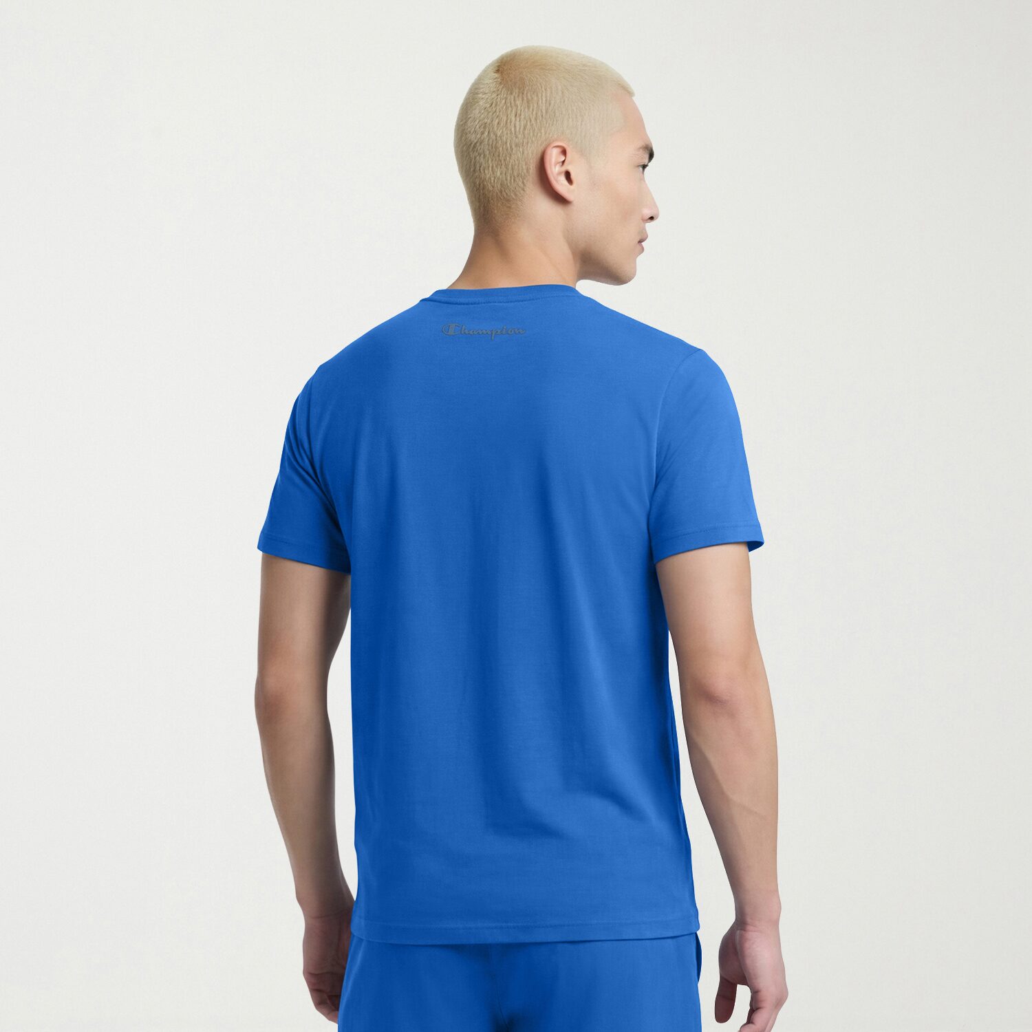 Champion Mens Crew Neck Short Sleeve Embroidered Active T-Shirt