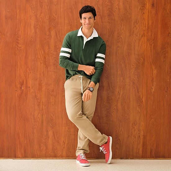 St. John's Bay Stretch Chino Mens Straight Fit Flat Front Pant