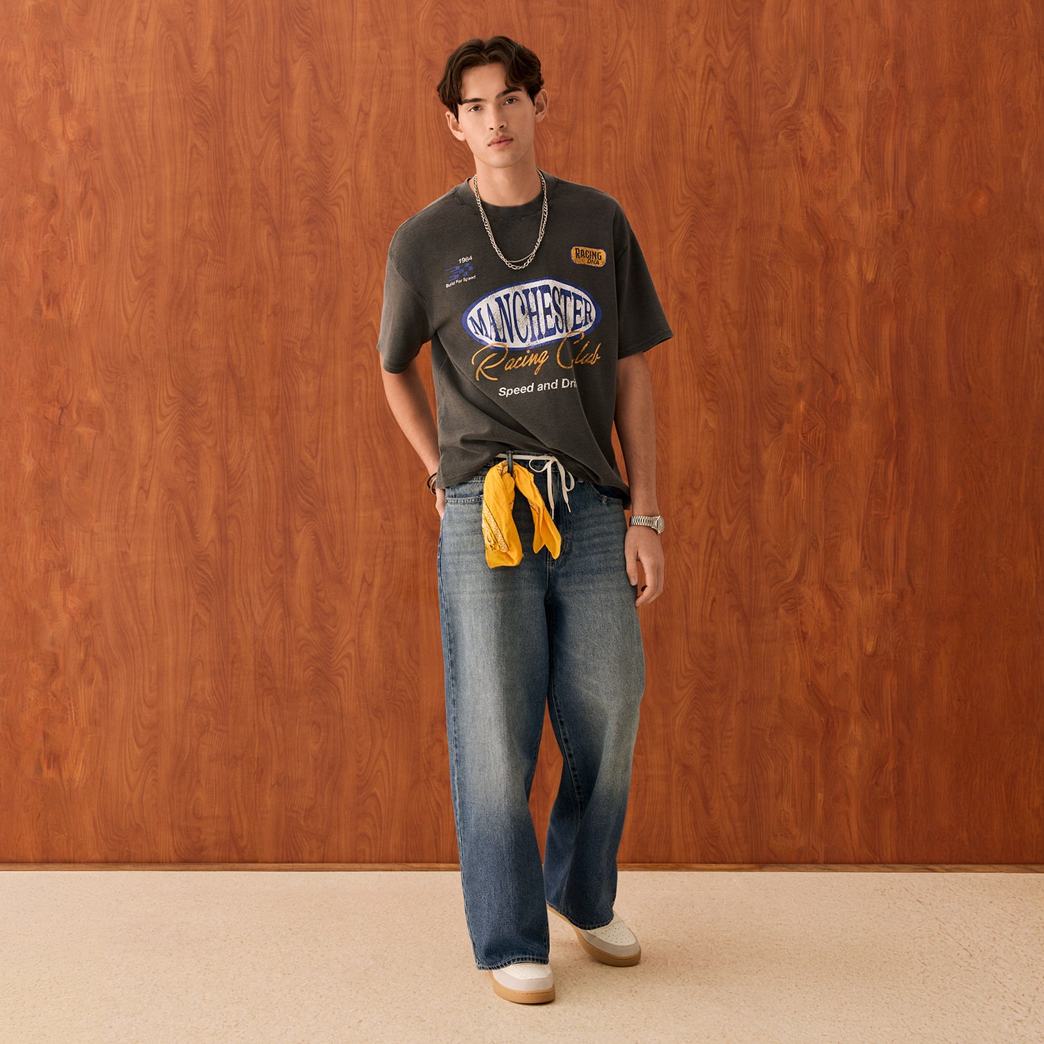 Arizona Mens Super Baggy Fit Jean