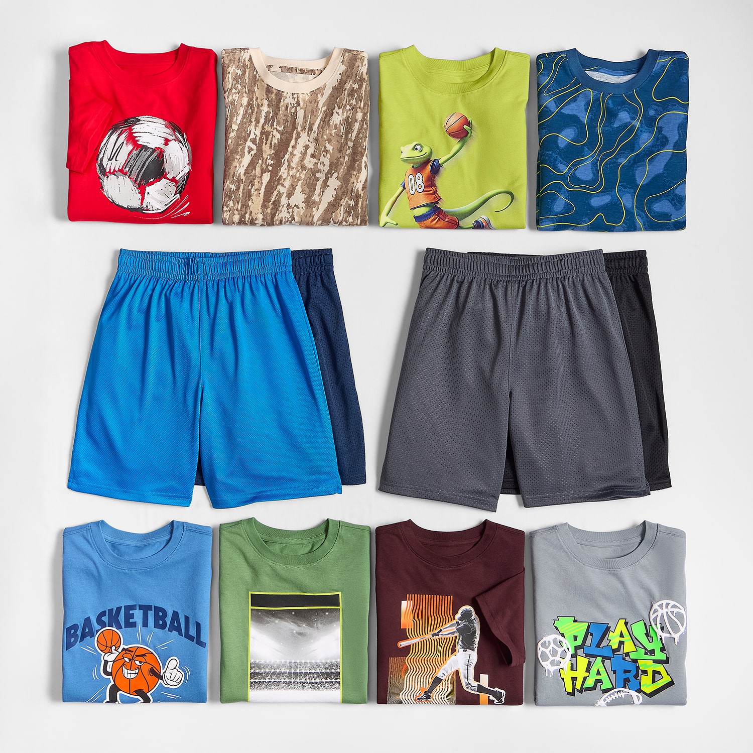 Xersion Little & Big Kid Boys Crew Neck Short Sleeve Regular Fit Graphic T-Shirt