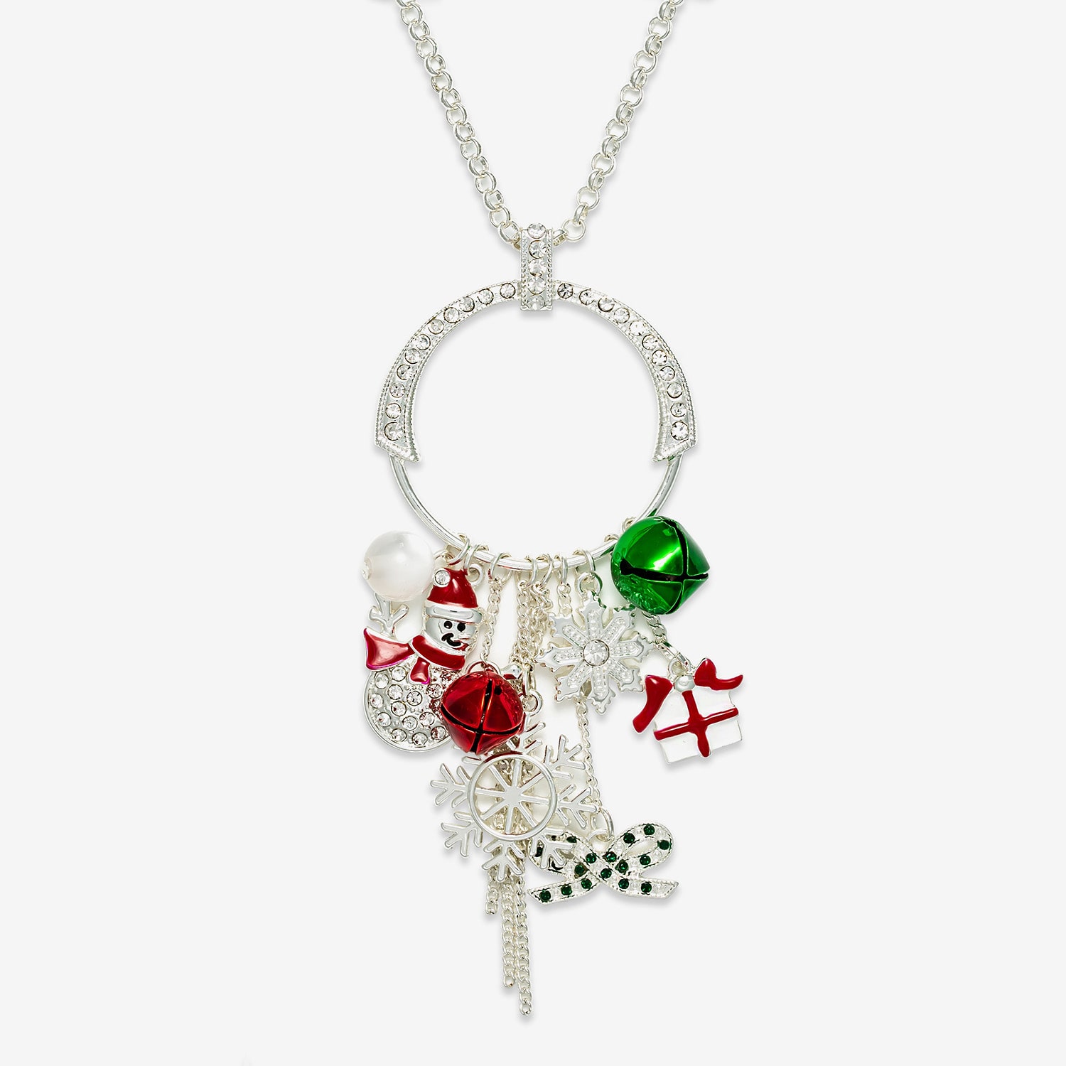 Mixit Womens Multi Color Cubic Zirconia 28 Inch Pendant Necklace