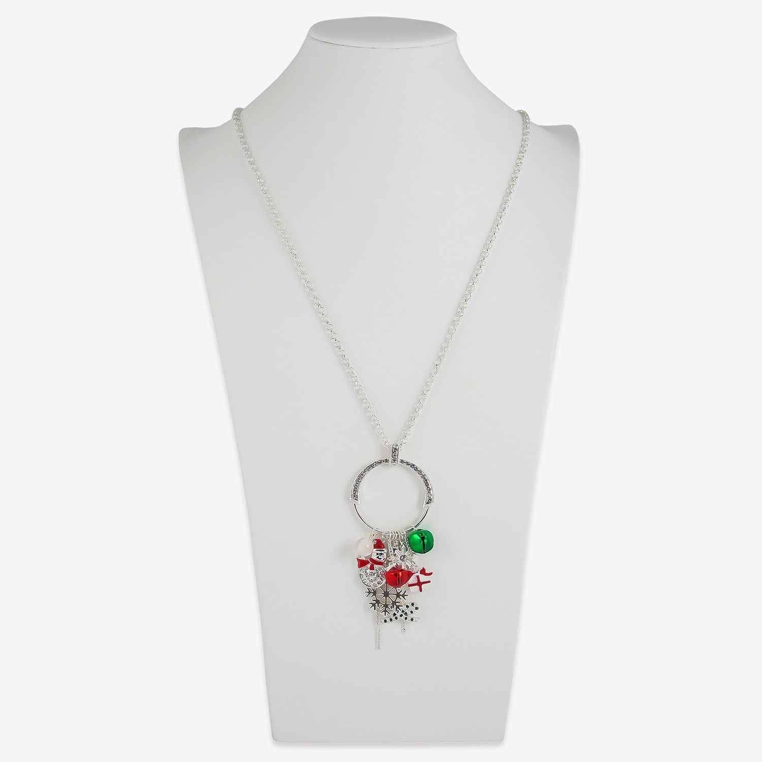 Mixit Womens Multi Color Cubic Zirconia 28 Inch Pendant Necklace