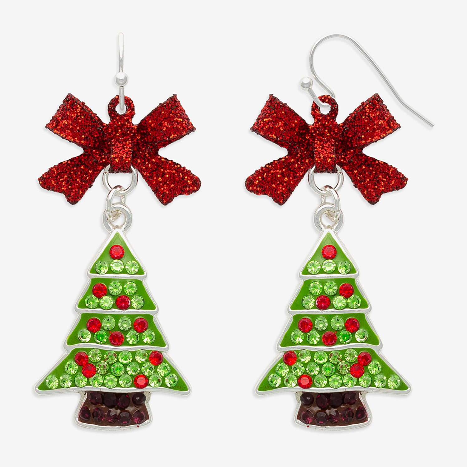 Mixit Womens Multi Color Cubic Zirconia Drop Earrings