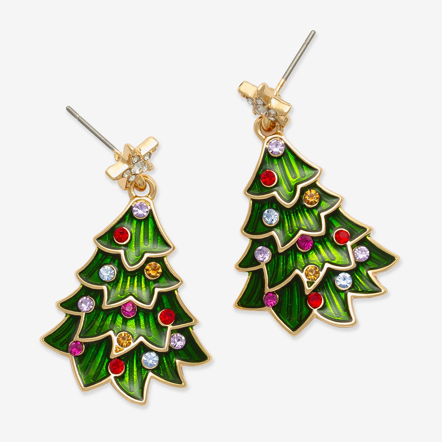 Mixit Womens Multi Color Glass Drop Earrings
