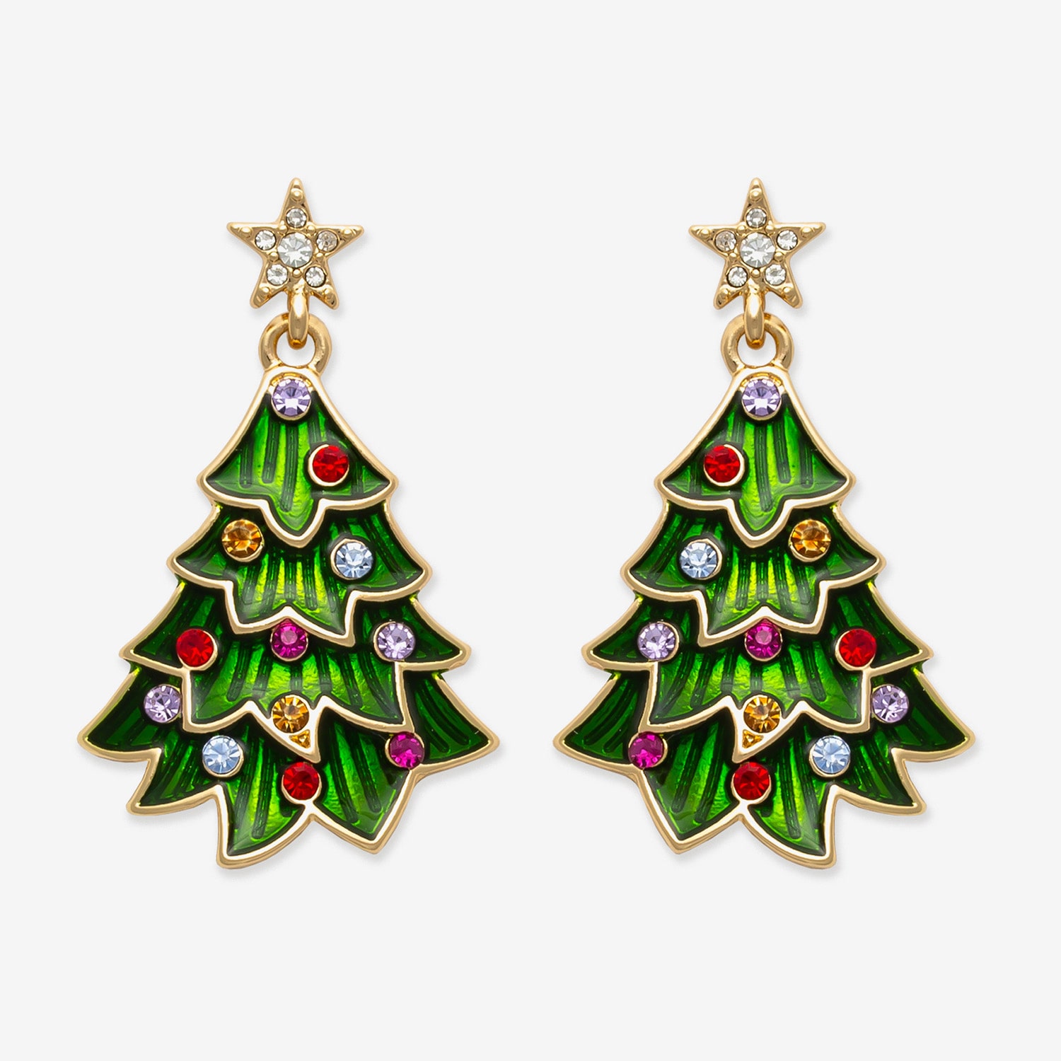 Mixit Womens Multi Color Glass Drop Earrings
