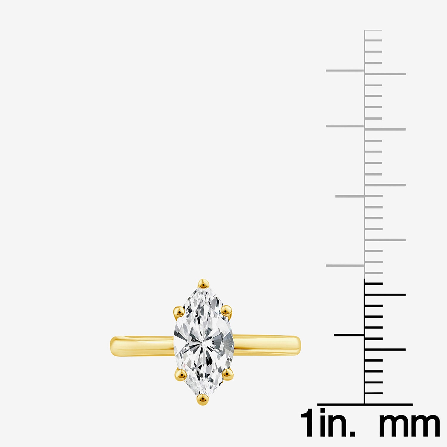 (F / Vs2) Womens 1 1/2 CT. T.W. Lab Grown White Diamond Sterling Silver Marquise Side Stone Engagement Ring