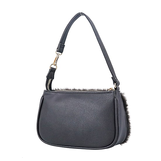 Juicy By Juicy Couture Faux Fur Wristlet