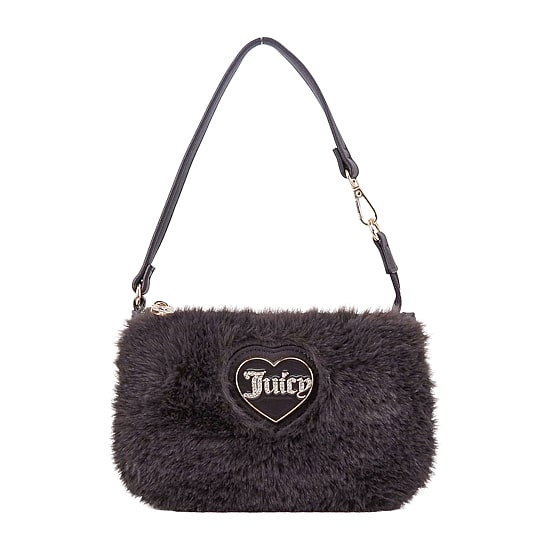 Juicy By Juicy Couture Faux Fur Wristlet