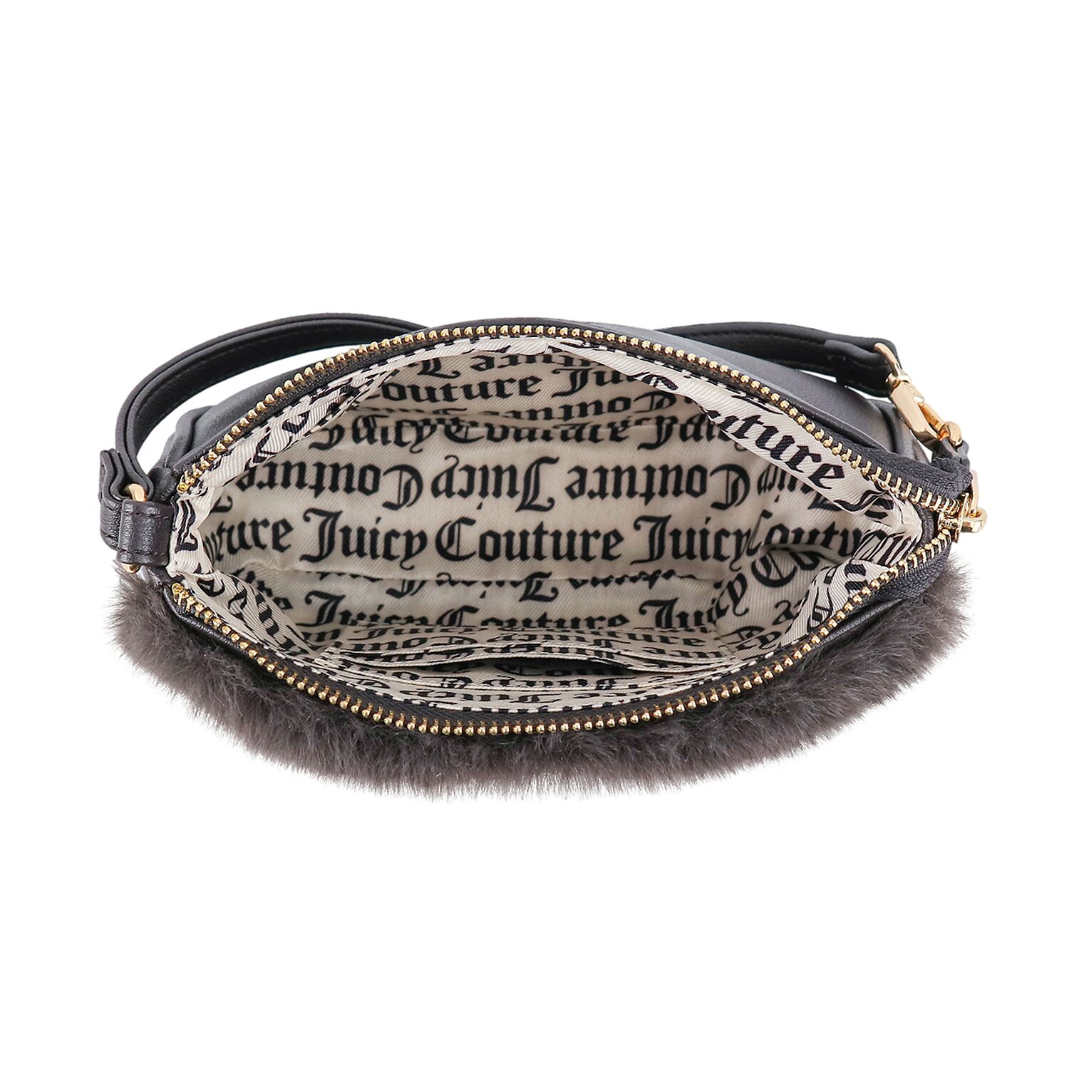 Juicy By Juicy Couture Faux Fur Wristlet