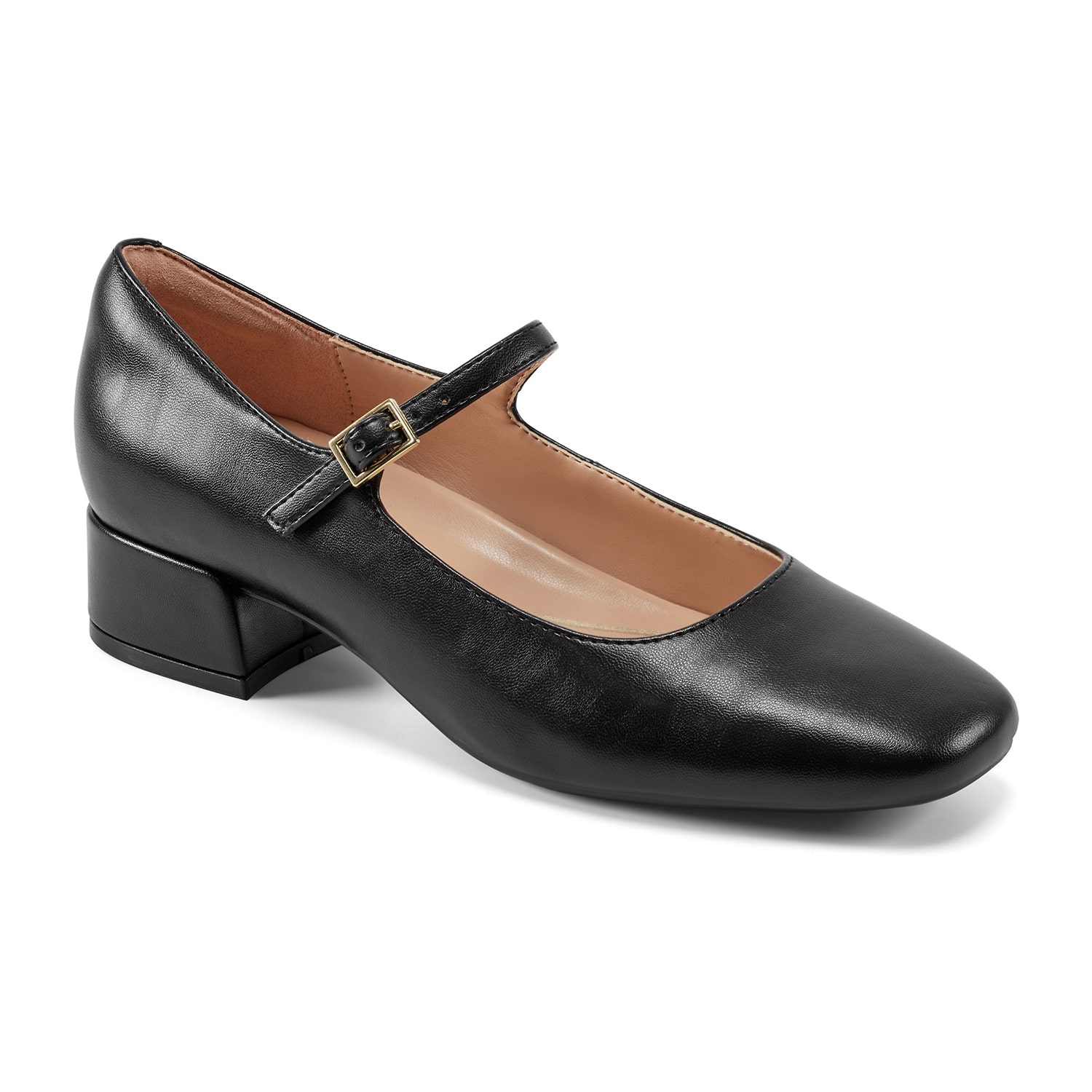 Easy Spirit Janica3 Womens Square Closed Toe Mary Jane Shoes