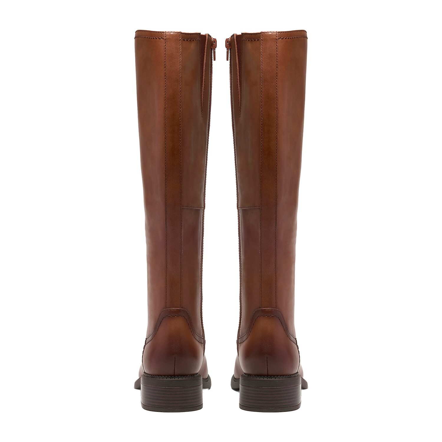 Clarks Womens Maye Ride Block Heel Riding Boots