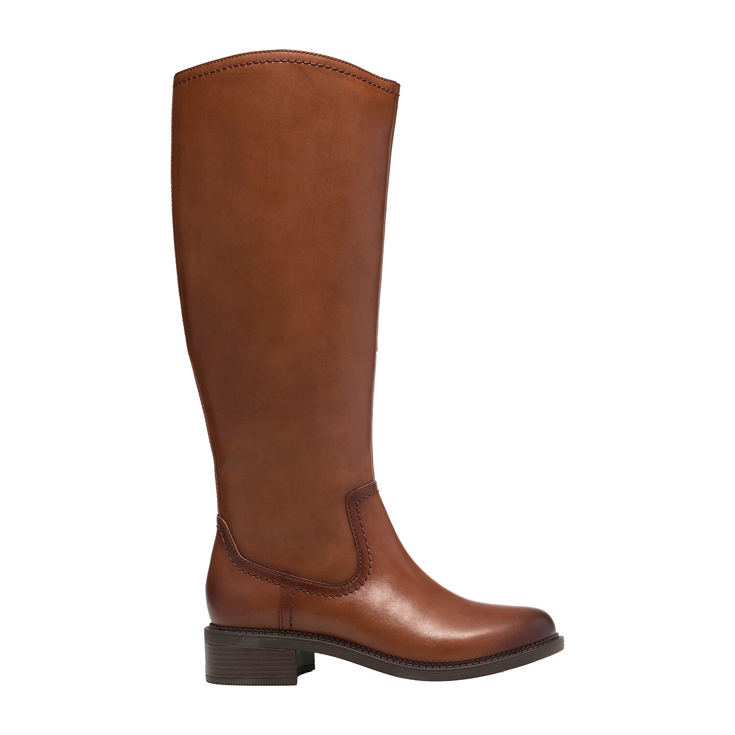 Clarks Womens Maye Ride Block Heel Riding Boots