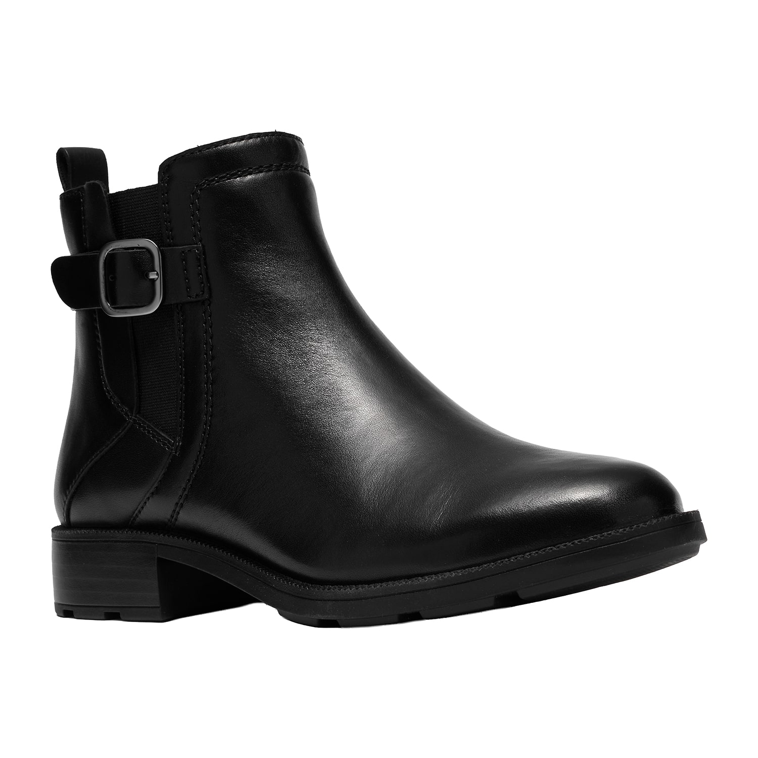 Clarks Womens Adalynn West Block Heel Chelsea Boots