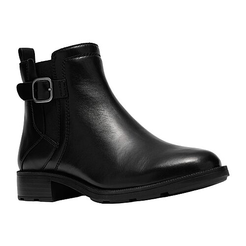 Clarks Of England Clarks Womens Adalynn West Block Heel Chelsea Boots In Black
