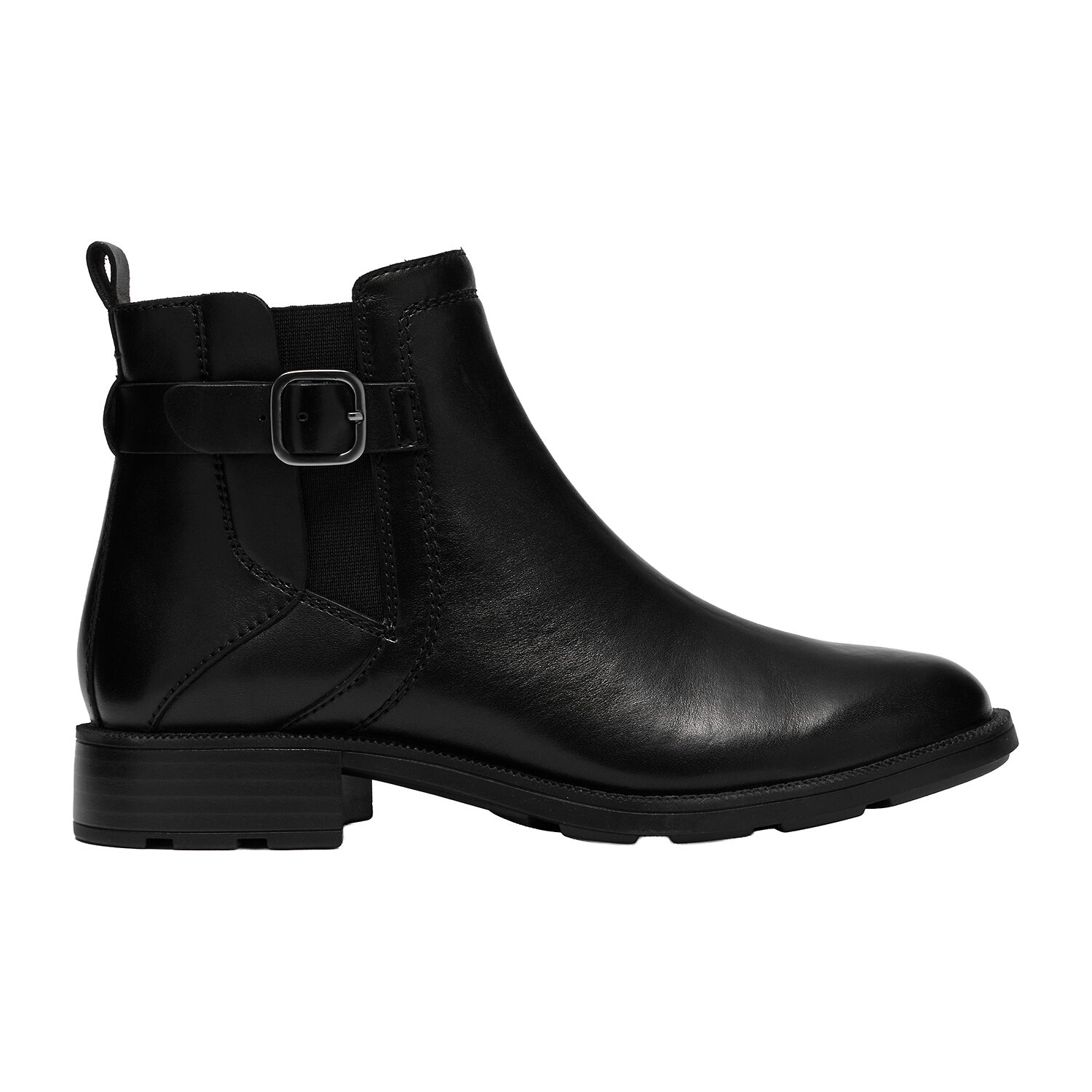 Clarks Womens Adalynn West Block Heel Chelsea Boots