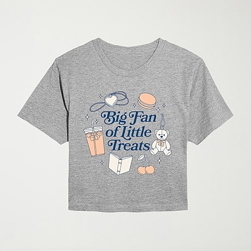 Womens Juniors Crew Neck Short Sleeve Regular Fit Graphic T-Shirt, X-large, Gray