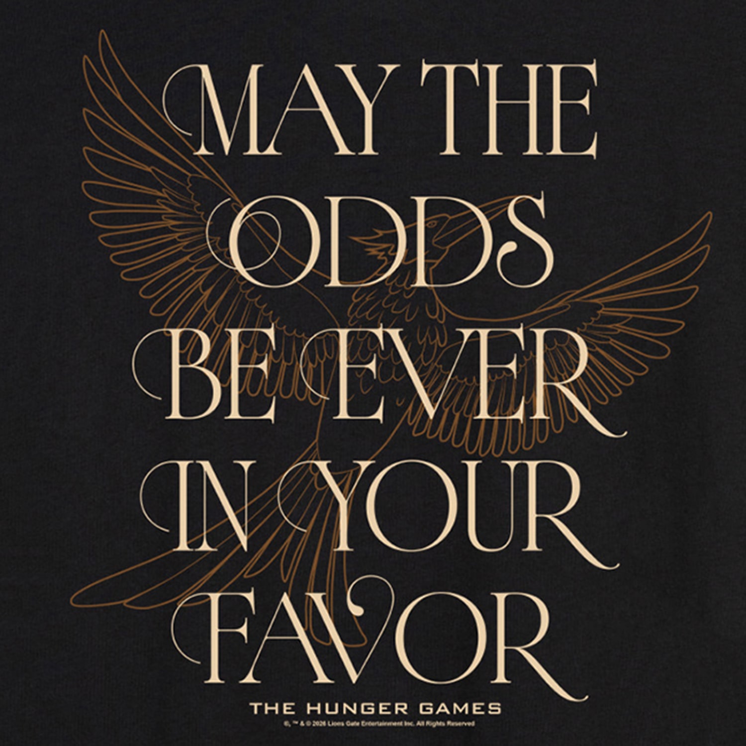 Womens Juniors Crew Neck Short Sleeve Oversized The Hunger Games Graphic T-Shirt
