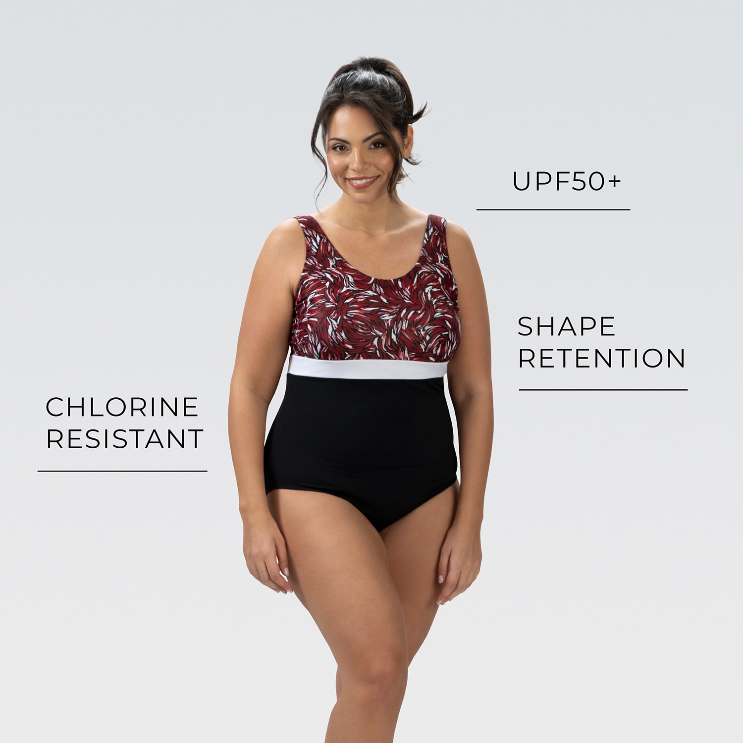 Dolfin Womens Moderate Coverage One Piece Swimsuit