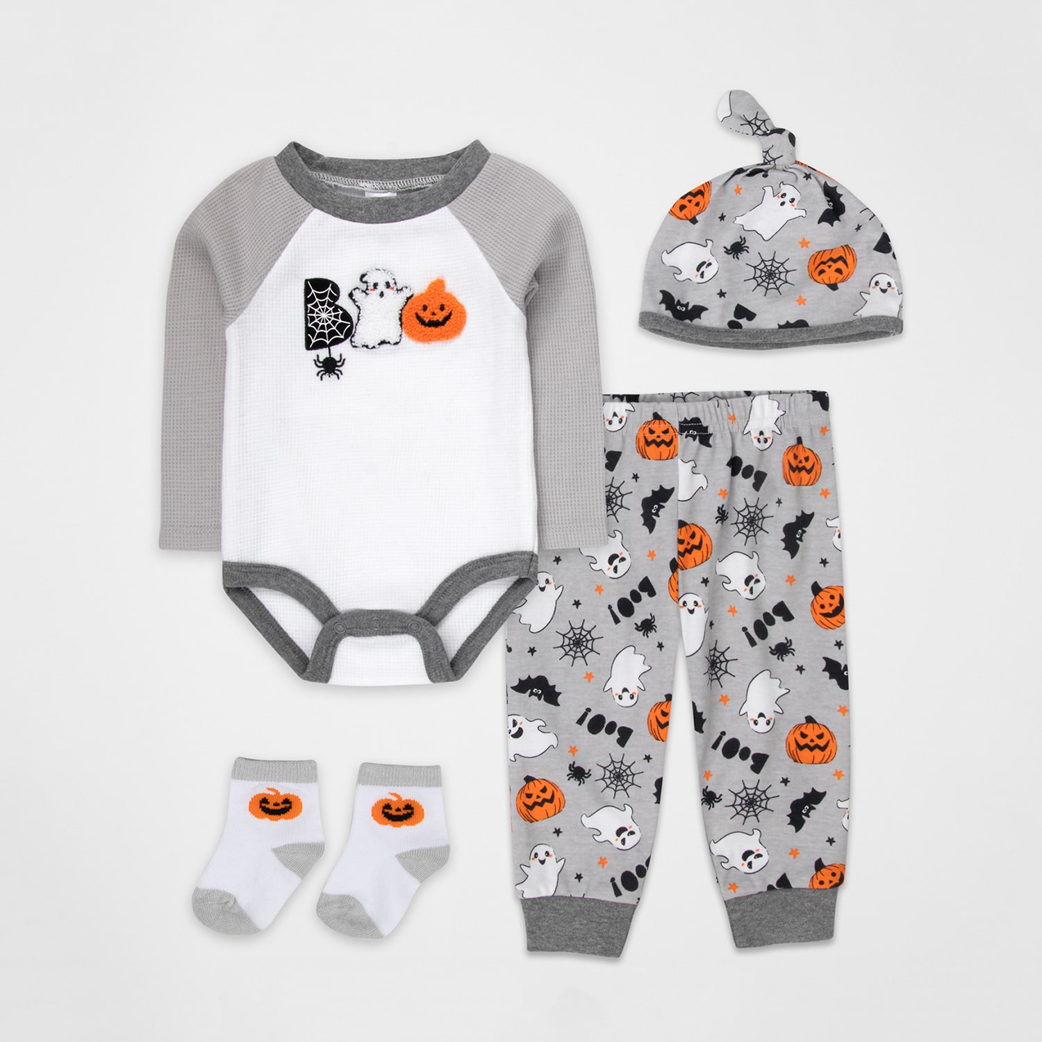 Baby Essentials Halloween Boys 4-pc. Clothing Set