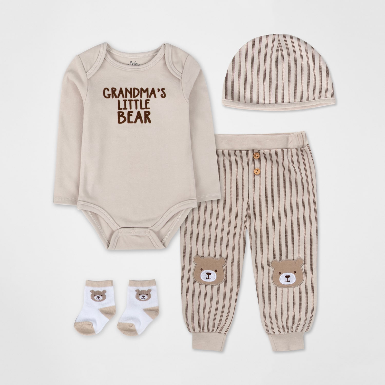 Baby Essentials Boys 4-pc. Clothing Set