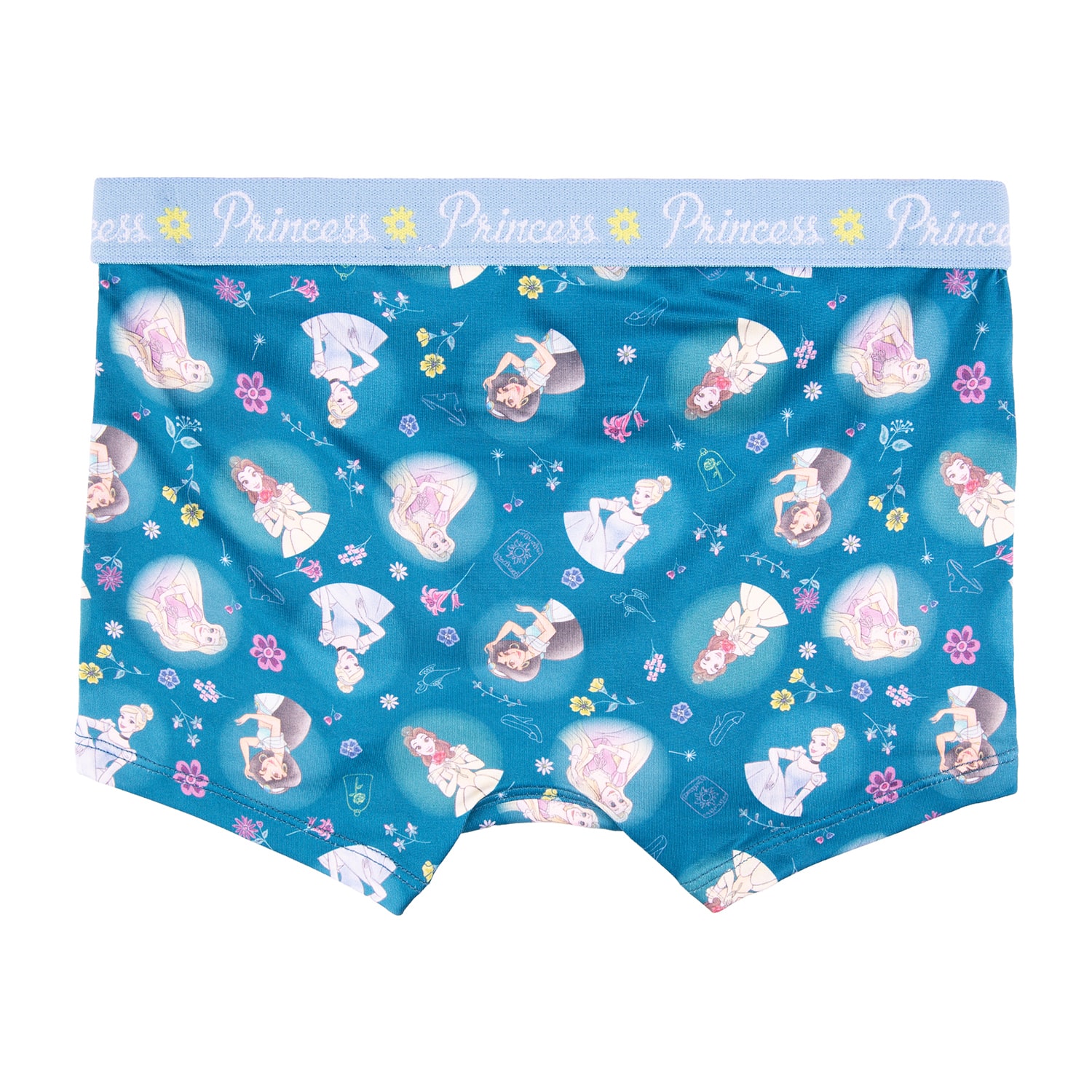 Little & Big Kid Girls Princess 4 Pack Boyshort Panty Gabp70013
