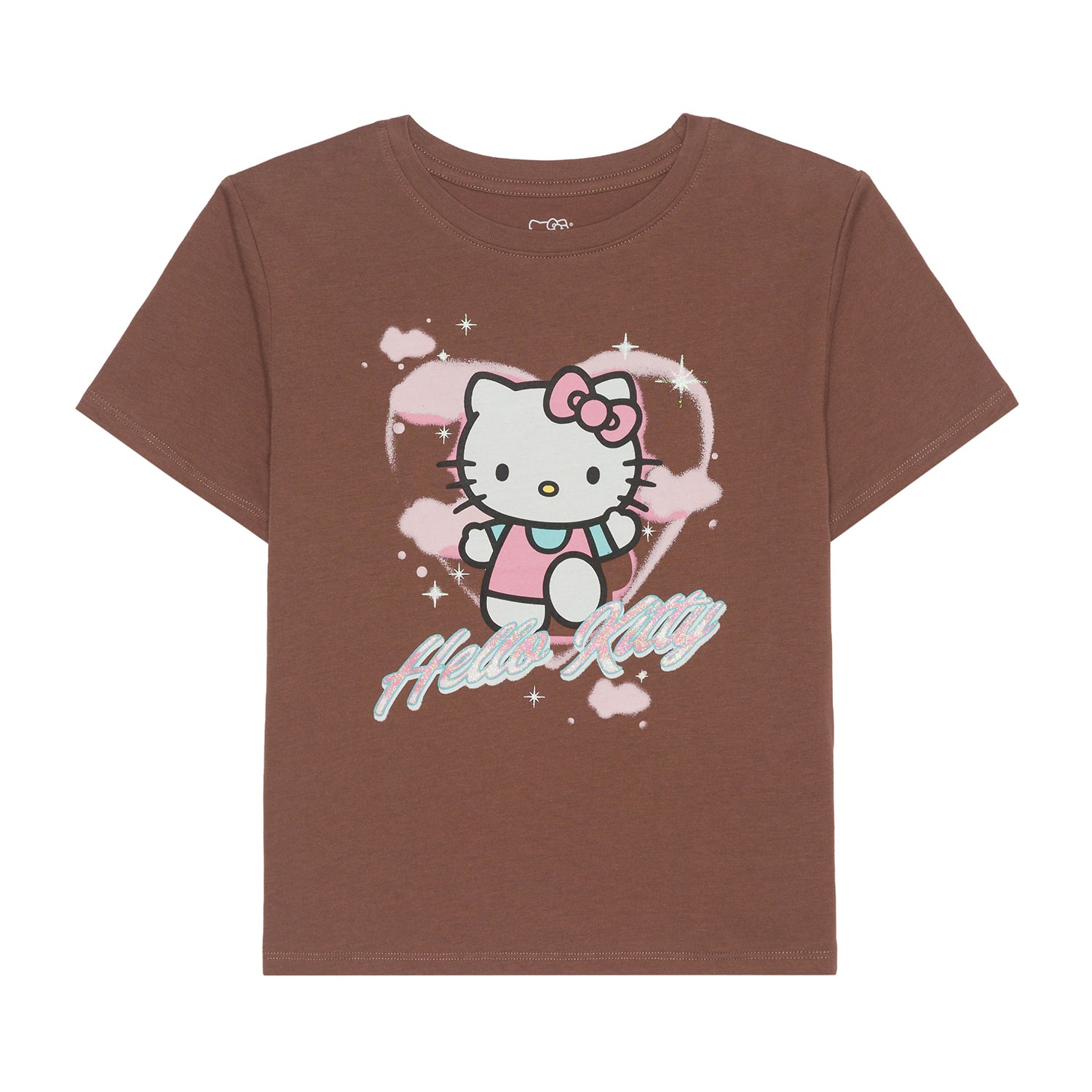 Little & Big Kid Girls Crew Neck Short Sleeve Regular Fit Hello Kitty Graphic T-Shirt