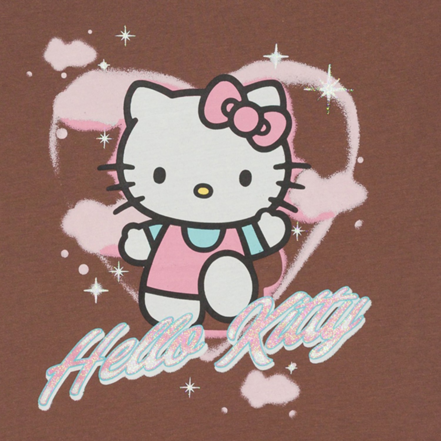 Little & Big Kid Girls Crew Neck Short Sleeve Regular Fit Hello Kitty Graphic T-Shirt