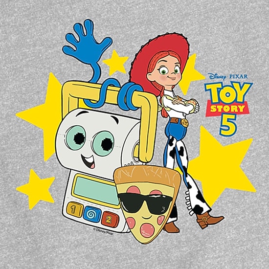 Disney Collection Big Kid Girls Crew Neck Short Sleeve Classic Fit Jessie Toy Story Graphic T-Shirt