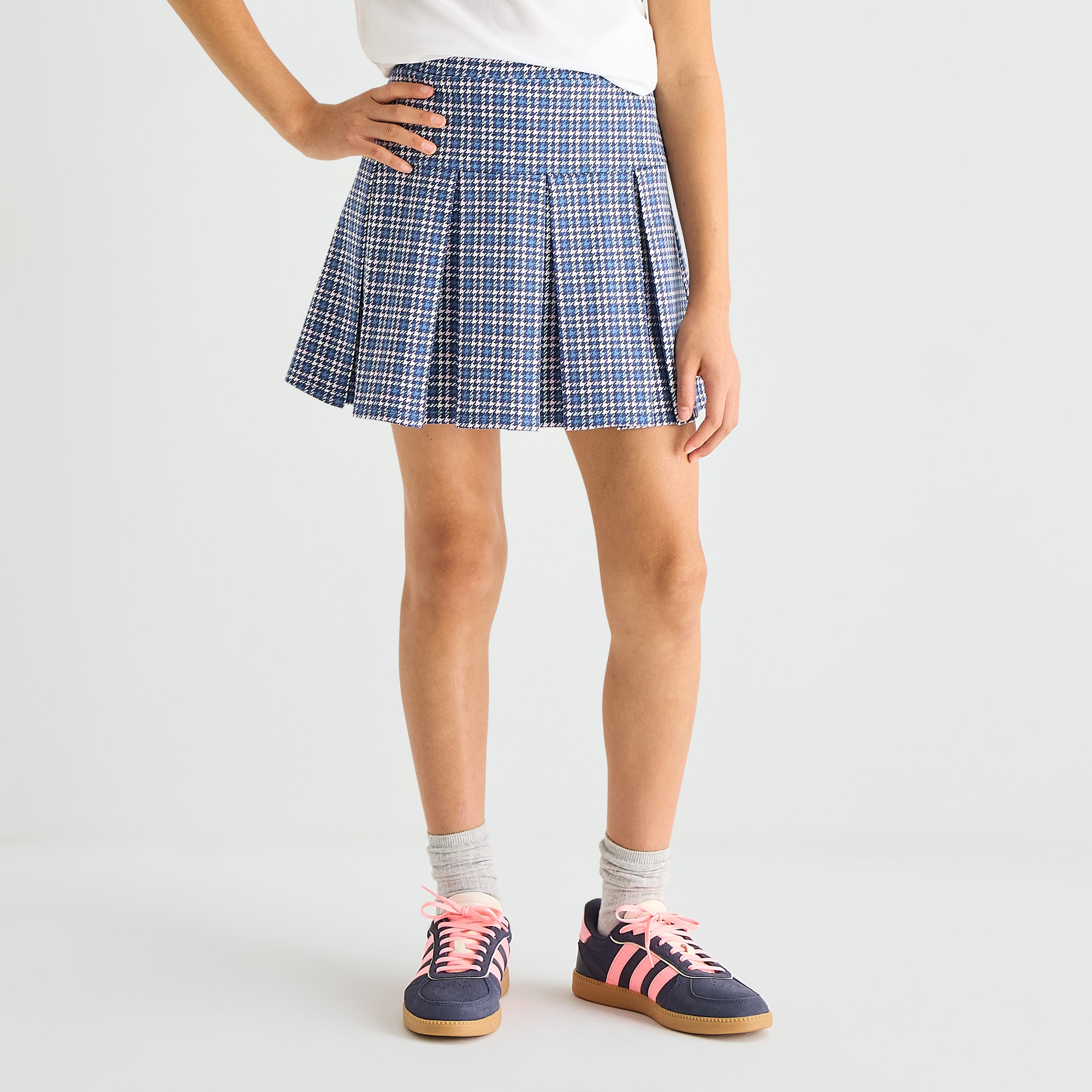 Thereabouts Little & Big Kid Girls High Rise Pleated Skirt