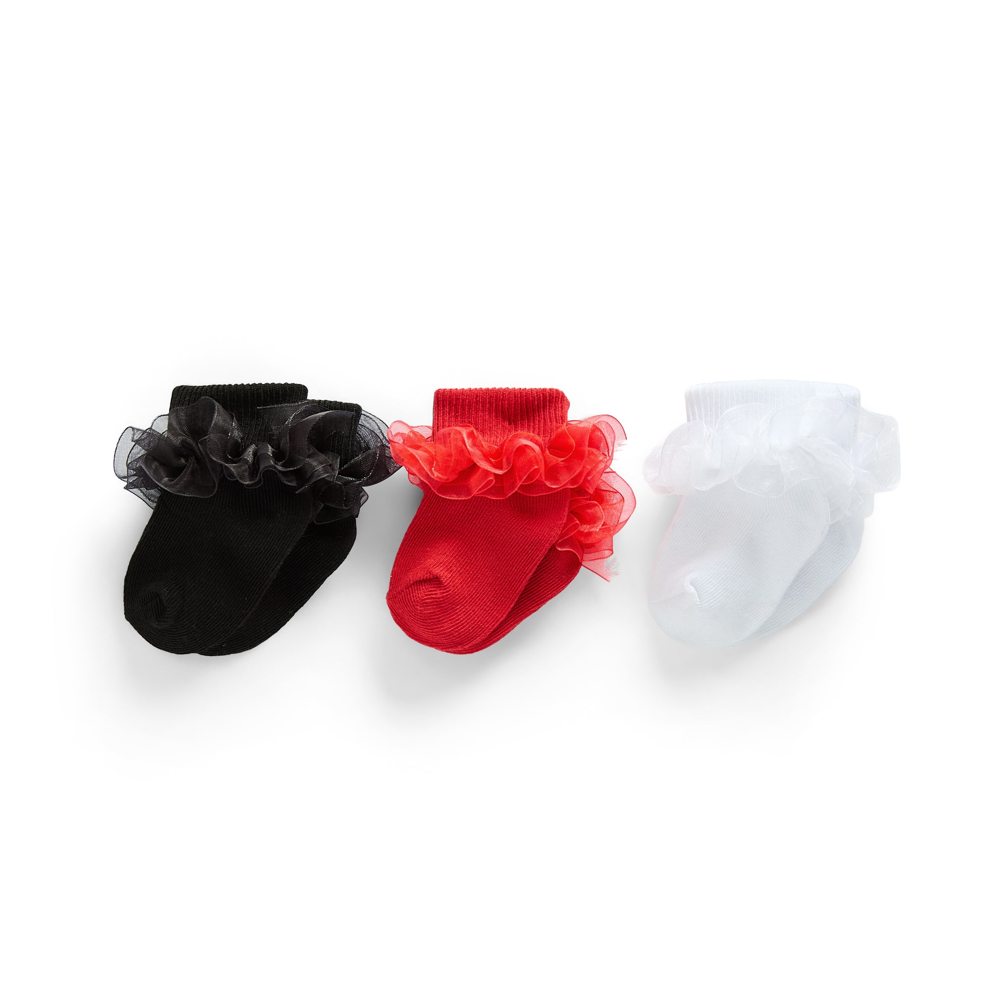 Piper & Jax Baby Girls 3-pc. Crew Socks